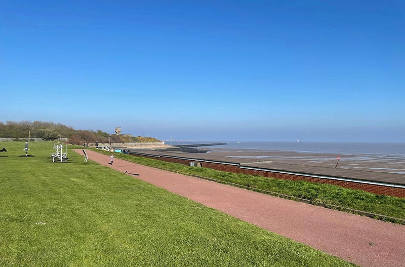 Scenic view of Harwich beach