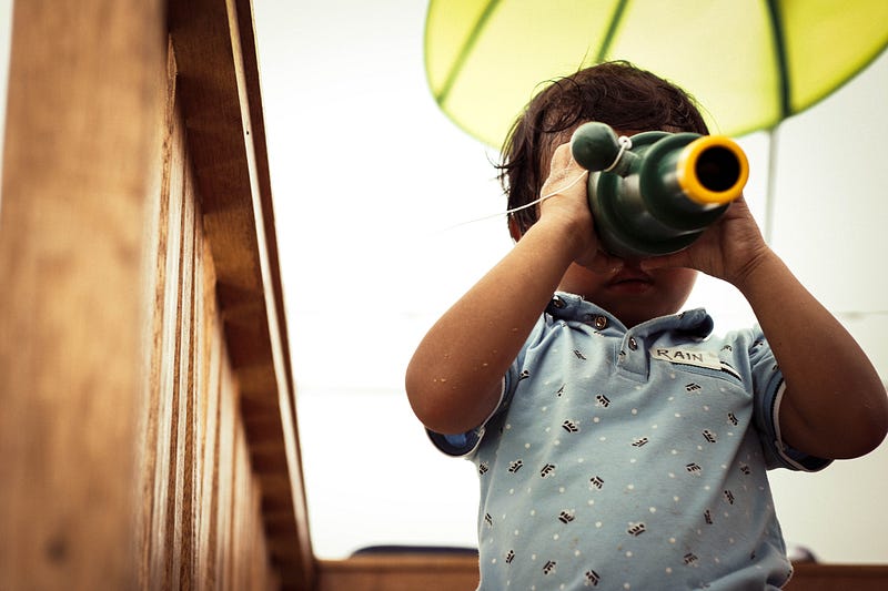 Engaged children learning through curiosity