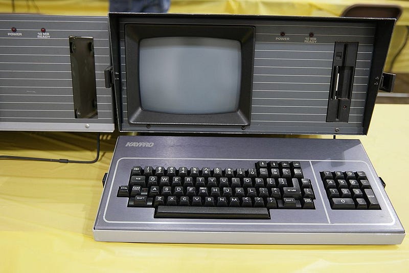 Kaypro Model 2, a notable competitor in the market