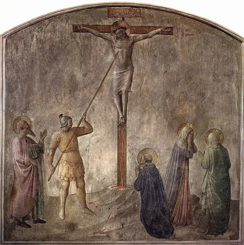 Historical depiction of the Holy Lance