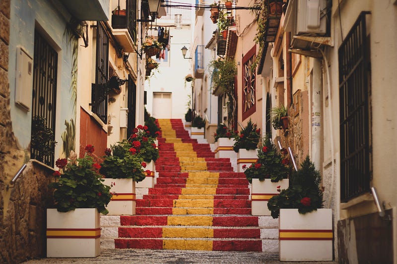 Vibrant life in Spain