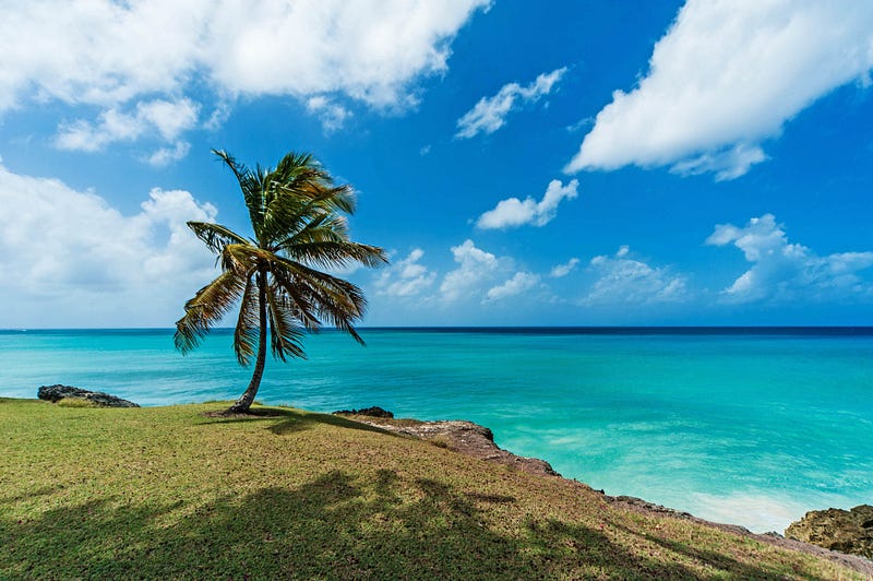 Pristine beaches of Barbados