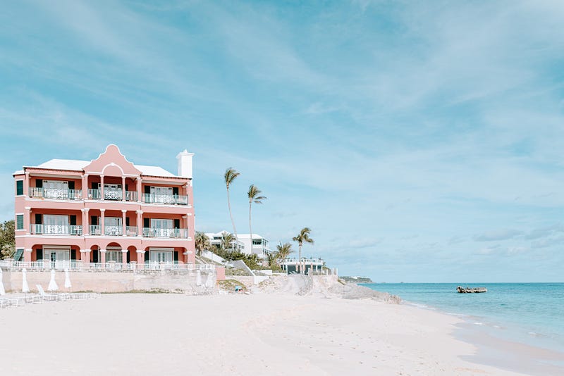 Beautiful Bermuda beach