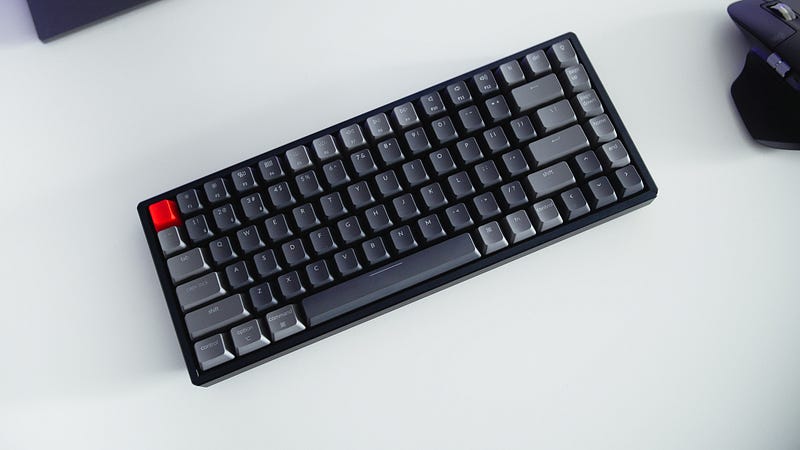 Keychron mechanical keyboard with hot-swappable switches