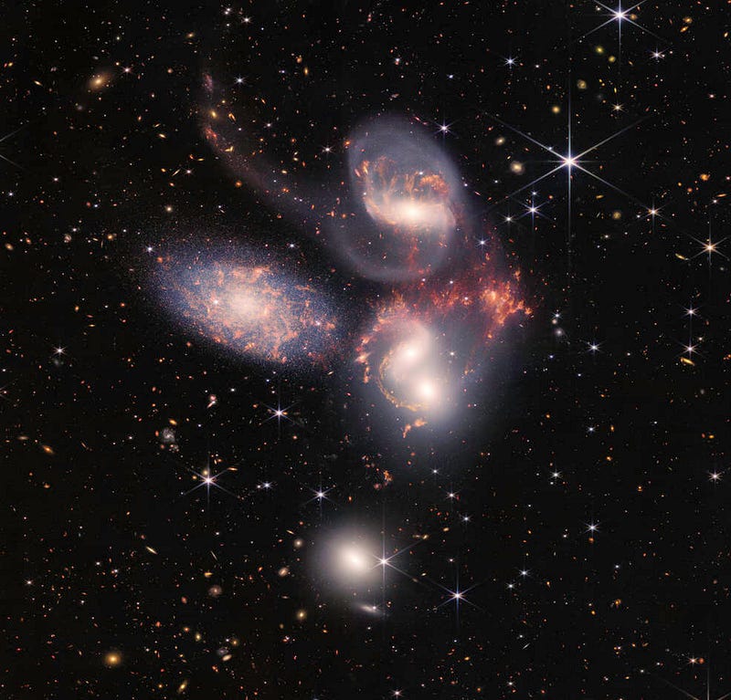 Stephan’s Quintet captured by the JWST