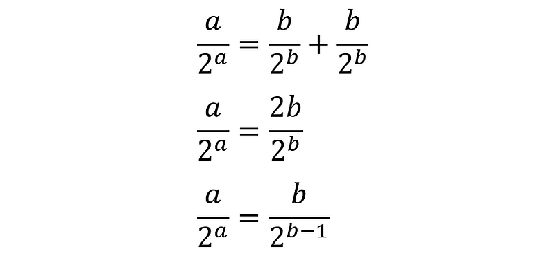 Simplified symmetrical equation