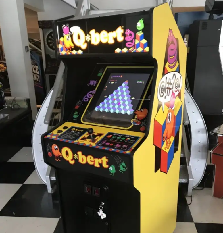 Q*bert expressing frustration