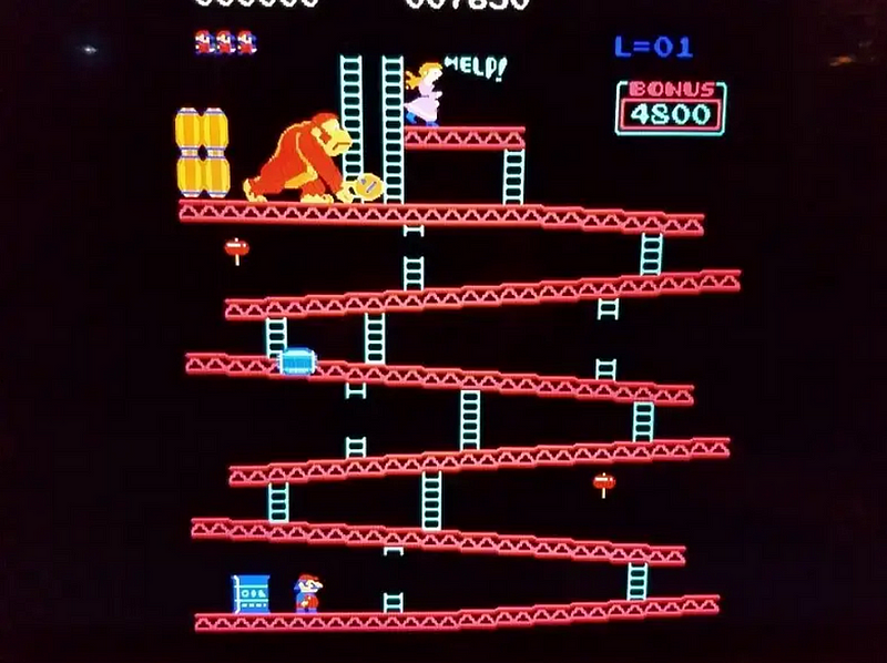 Donkey Kong gameplay