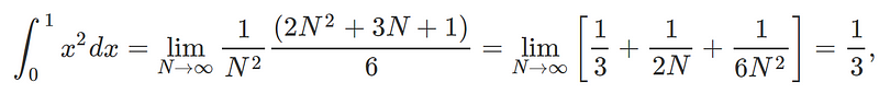 Final result of the integral calculation