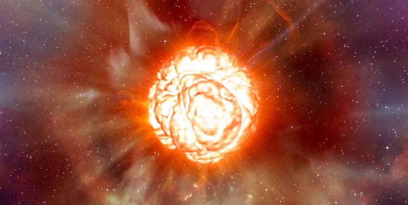 Artist's impression of Betelgeuse from the European Space Agency