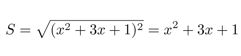 Final result of the algebra puzzle