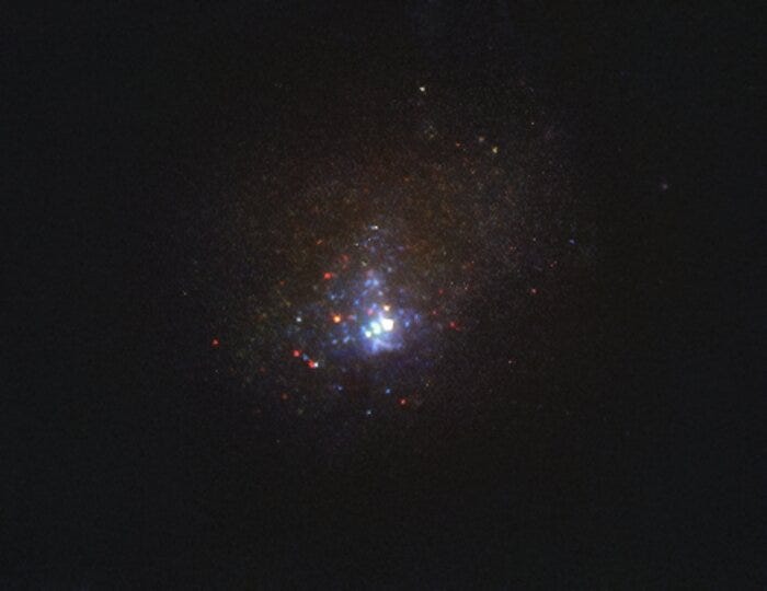 Hubble Space Telescope image of Kinman Dwarf galaxy