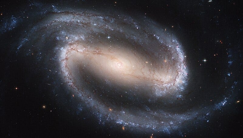 Barred Spiral Galaxy NGC 1300, resembling the Milky Way.